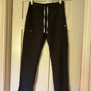 Figs, ladies scrub pants, size S, color black, technical collection, Yola Skinny